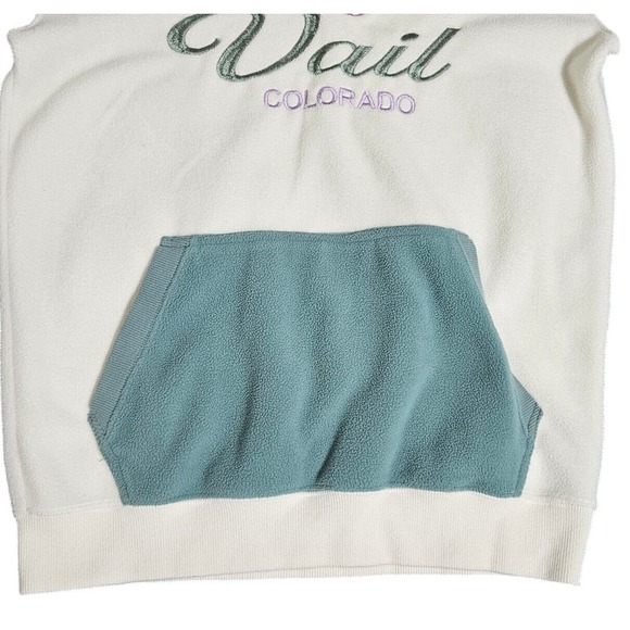 Vail Colorado Hoodie Multicolor Women's Small Colorblock - Picture 5 of 10
